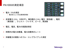 テクトロ、単相電子機器の開発者向け低価格・高確度パワーアナライザを発表