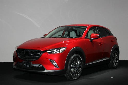 マツダ新型「CX-3」デビューイベント開催、一般参加者200名が実車に触れる