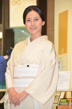 中谷美紀、気品あふれる和装で会場魅了 