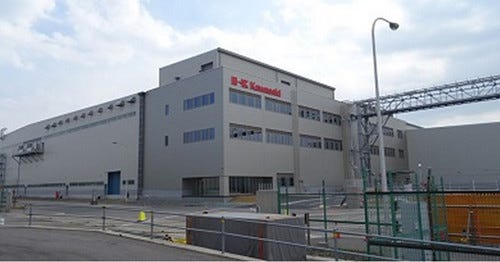 川崎重工、ボーイング787増産への新工場完成