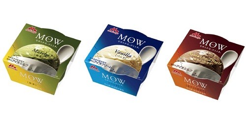 森永乳業「MOW」シリーズ、バニラ・抹茶・生チョコをリニューアル