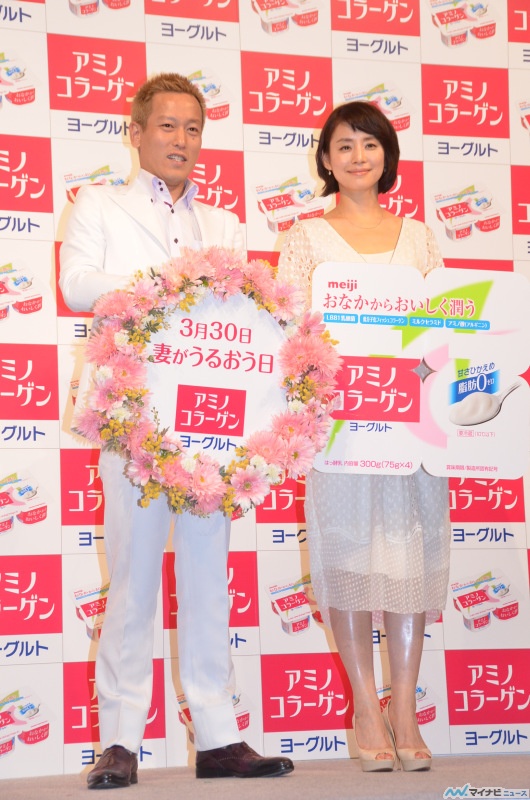 【芸能】石田ゆり子、ヨーグルトCMでチャーミングな妻を熱演！（画像あり）　