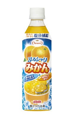 熱中症対策にも使えるたらみ監修のゼリー飲料「ぷるシャリみかん」発売