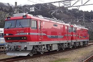 名古屋鉄道、新型電気機関車EL120形の撮影会を実施 