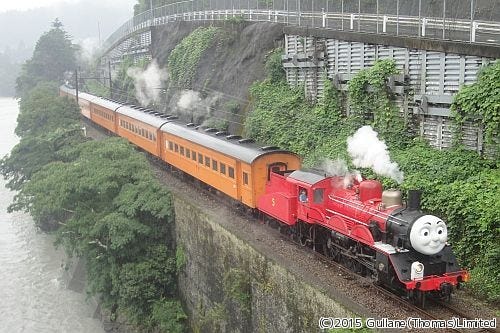 大井川鐵道「ジェームス号」7/11運転開始! 初日は「トーマス号」との並びも
