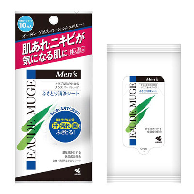 メンズオードムーゲふきとり清浄シート