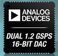 ADI、1.2GSpsを実現したデュアルチャネル16ビットDACを発表
