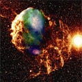 理研ら、超新星爆発で宇宙に残された1億度を超す火の玉の「化石」を発見