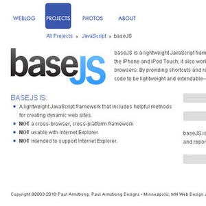 モバイル向けWebアプリに特化した軽量JSライブラリ「baseJS」