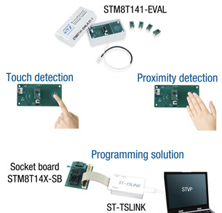 STMicro、携帯機器向け近接・タッチセンサコントローラを発表