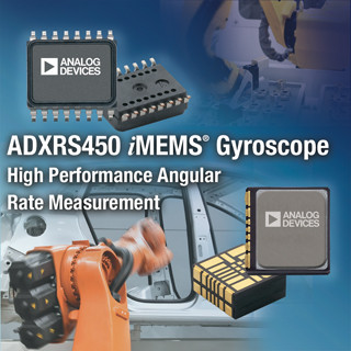 ADI、高精度を実現した産業/医療機器向け第4世代MEMSジャイロセンサを発表