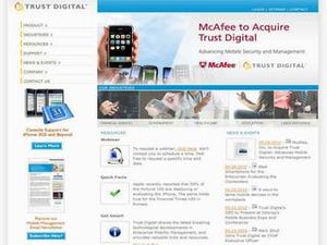 マカフィー、モバイルセキュリティのTrust Digital社を買収へ