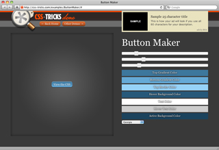 マウス操作だけでCSS3対応ボタンを自在に作成! その名も"Button Maker"