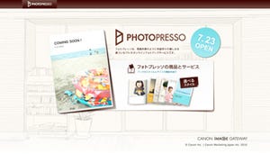 キヤノン、新コンセプトのオンラインフォトサービス「PHOTOPRESSO」開始