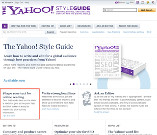 Yahoo!スタッフによる"編集"ガイドライン - Yahoo! Style Guideの歩き方(2)
