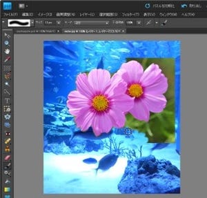「Photoshop Elements 9」新機能レビュー -「レイヤーマスク」編