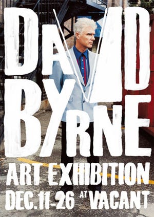 TALKING HEADSを率いたデヴィッド・バーンがアート展を開催-VACANTにて