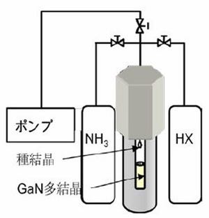 東北大ら、アモノサーマル法による高純度GaNバルク単結晶育成に成功