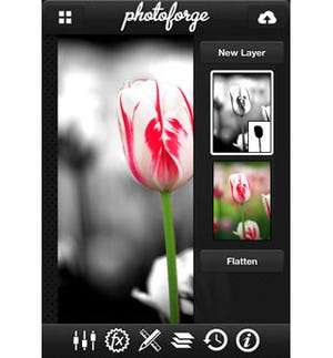 iPhone用画像編集アプリ「PhotoForge」のメジャーアップグレード版登場
