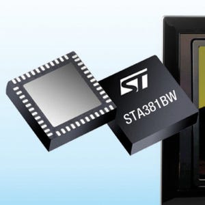 ST、テレビをさらに小型化させるSoC「STA381BW」と「STA381BWS」を発表