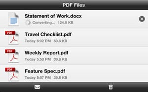 高品位なPDFファイルを作成できるiPhoneアプリ「Adobe CreatePDF」登場