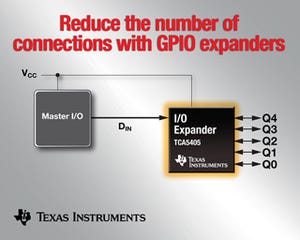TI、出力ポートを5チャネルまで拡張できる1線式I/OエクスパンダICを発表