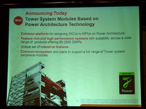 FTF Japan 2011 - Freesacle、Tower System開発プラットフォームを拡張