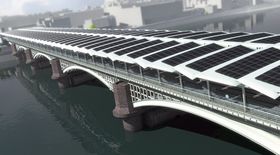 三洋、ロンドンのソーラーブリッジにHIT太陽電池モジュールを提供