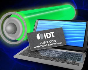 IDT、PSR技術搭載のeDP 1.3準拠TCONを発表