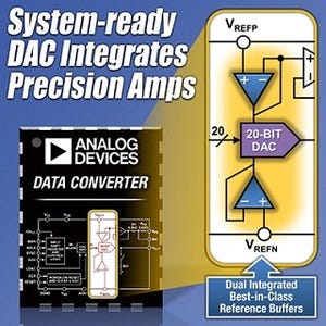 ADI、計測機器などの設計を簡素化できる高精度DACを発表