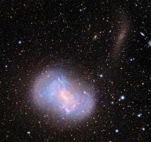 矮小銀河に流れ込む「星の小川」は銀河が合体する瞬間だった -すばる望遠鏡