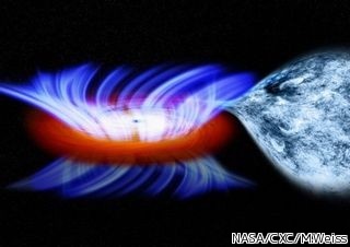 円盤内の物質が吹き飛ぶ? ブラックホールで過去最高風速を記録 - NASA