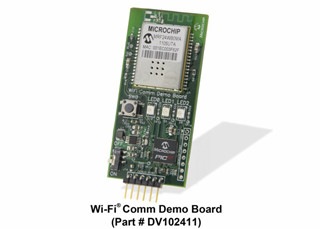 Microchip、Wi-FiモジュールとPIC32を搭載したDemo Boardを発売