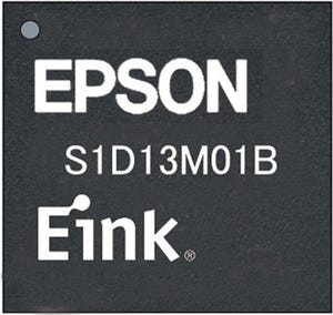 エプソン、電子ペーパーの表示制御に必要な機能を1チップ化したSoCを発表