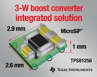 TI、スマホ/タブレット向け小型昇圧電源モジュールを発表