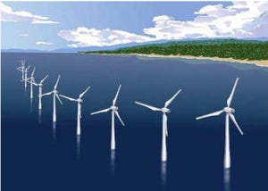 気象協会や東芝など、洋上風力発電の共同研究会 - 数百MWの発電を目指す