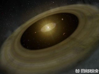 複数の惑星が作った? - すばる望遠鏡、原始惑星系円盤に大きなすき間を発見