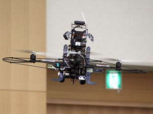 セコム、民間防犯用の小型飛行監視ロボットを開発