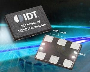 IDT、複数の同期出力を備えた高性能クワッド周波数MEMS発振器を発表