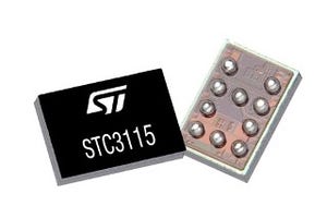 ST、従来品より精度を高めたモバイル機器向けバッテリ残量表示ICを発表