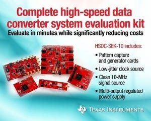 TI、全機能内蔵の高速データコンバータシステム評価キットを発表