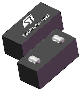 ST、スマホ/タブレット向けに過渡電圧サプレッサダイオードを発表
