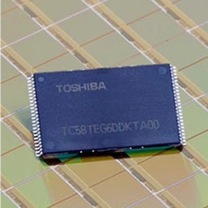 東芝、19nm 第2世代プロセスを用いた2ビット/セルの64GビットNANDを開発