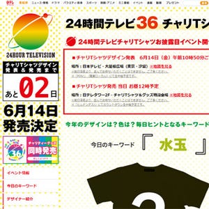 前衛美術家・草間彌生と嵐の大野智が24時間テレビのTシャツをデザイン!