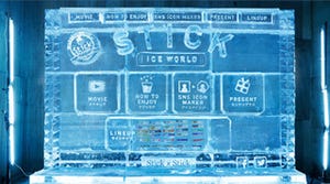あなたのSNSアイコンも氷漬けに!? 本物の"氷"で作られた世界初のWebサイト