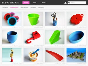 3Dプリンター用CADデータの共有サイト「3D CAD DATA.COM」がオープン