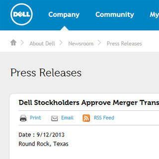米Dellが非公開企業へ - 株主が創業者の買収計画を承認