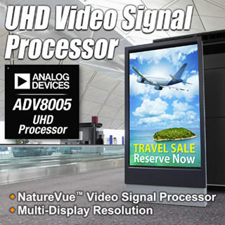 ADI、最大2160pの解像度に対応した高精細ビデオ信号処理プロセッサを発表