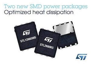 ST、小型かつ堅牢な650V/800V耐圧のパワーMOSFETを発表