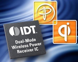 IDT、WPC 1.1/PMA 1.1準拠のデュアルモードワイヤレス給電レシーバを発表
